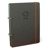 NOTES CON ANELLI IN CUOIO RICICLATO